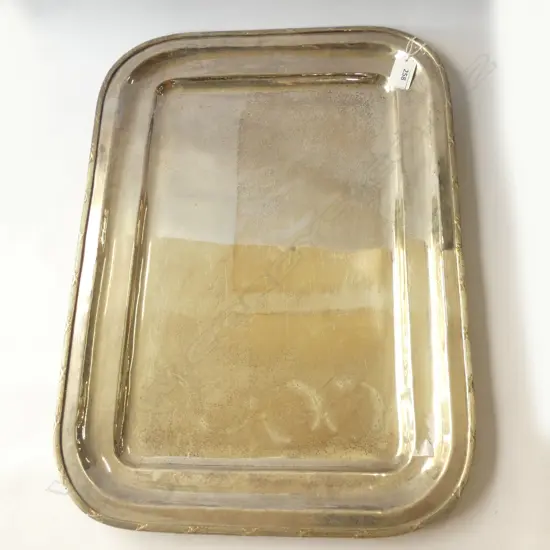 LG SILVER PLATE PLATTER / SALVER - 530 X 385MM