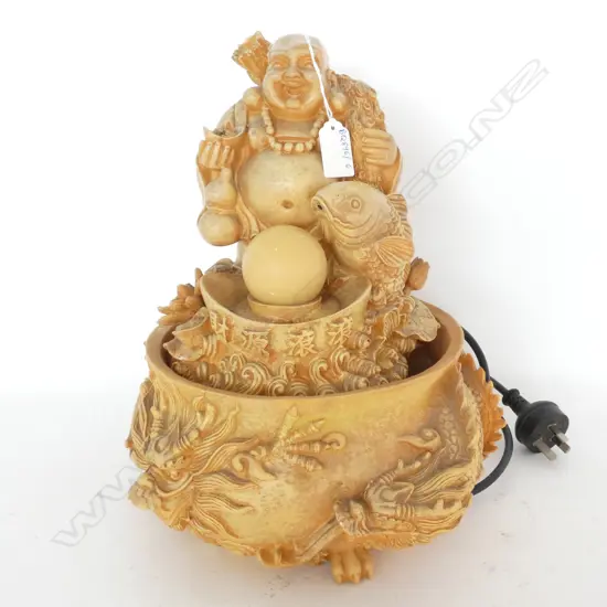 RESIN BUDDHA WATER FOUNTAIN H. 300MM
