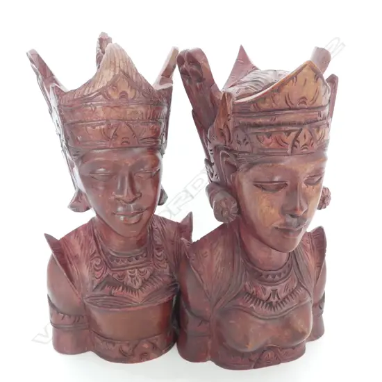 PR BALINESE WOODEN STATUES H. 250MM