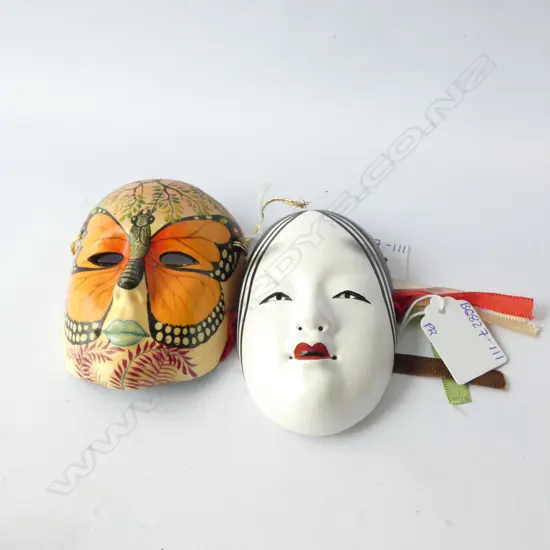 PR MINIATURE JAPANESE WALL MASKS L. 95MM