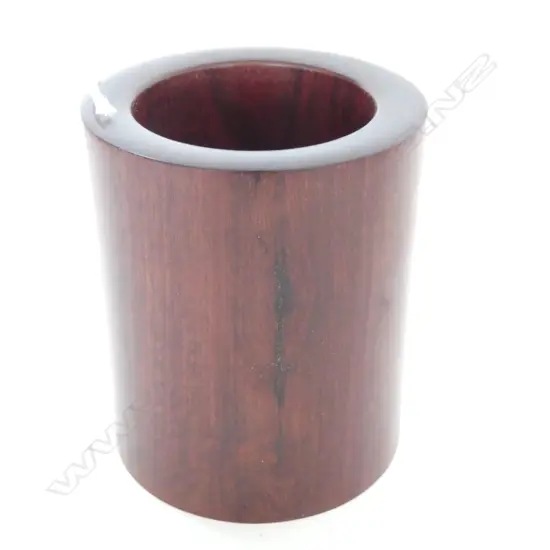 CHINESE ROSEWOOD BRUSHPOT H. 115MM 