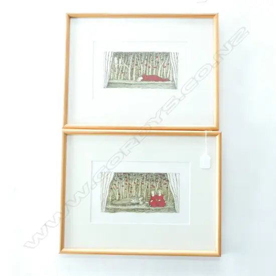 PR KATHRYN MADILL FRAMED LIMITED EDITION MUKA GALLERY PRINTS - 190 X 100MM