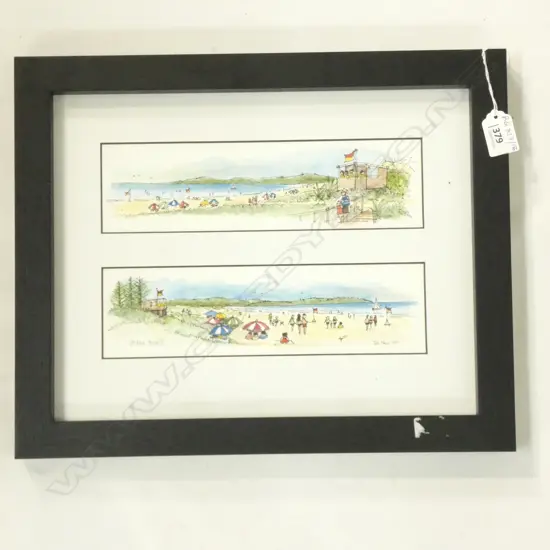 JULIE MONCUR W/C BEACH SCENES OMAHA 75 X 260MM