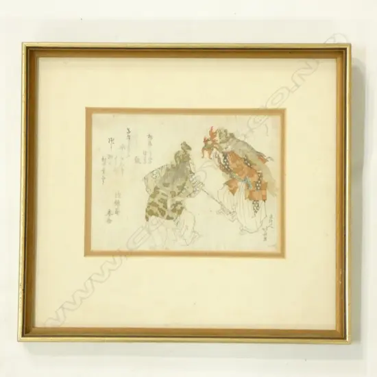 KATSUSHIKA HOKUSAI ORIGINAL ARTWORK 135 X 185MM