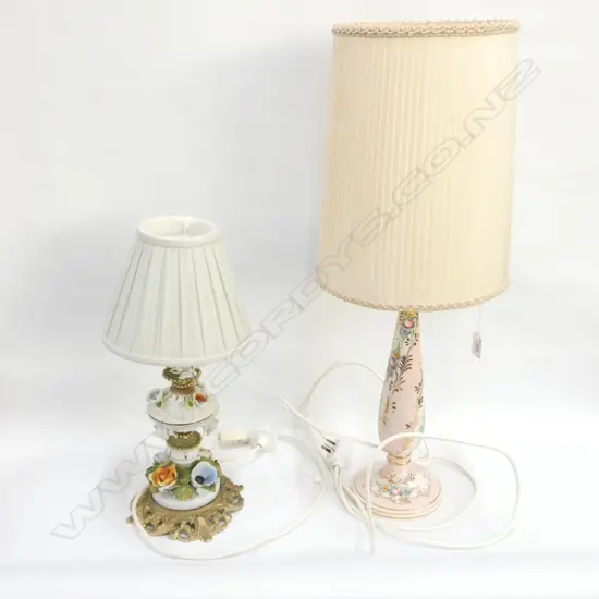 TWO TABLE LAMPS