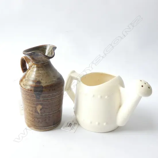 LEN CASTLE  ATTB POT AND CROWN LYNN FLOWER WATERING POT H 140MM