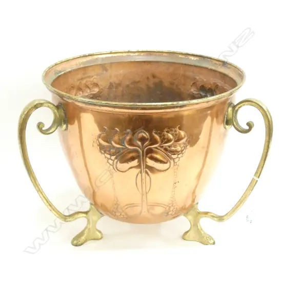 ARTS & CRAFTS JARDENAIRE COPPER & BRASS H 260 D300