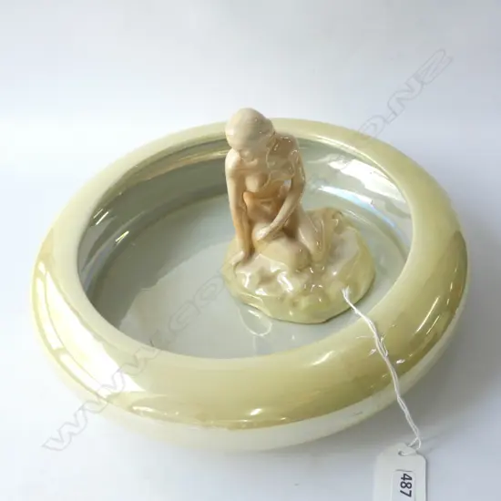 WEMBLEY WARE LITTLE MERMAID LUSTRE FLOAT BOWL 260MM DIA