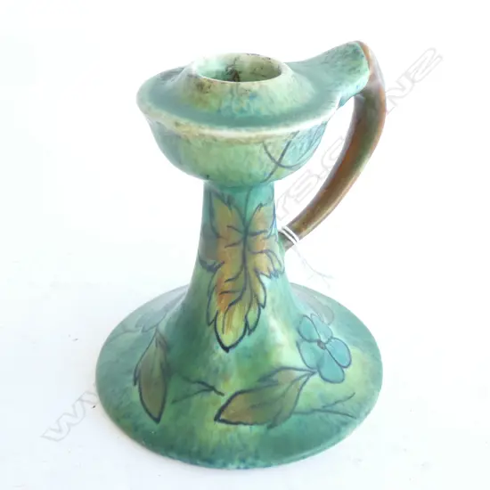 ART DECO CHAMELEON TUNSTALL CANDLESTICK H.125mm