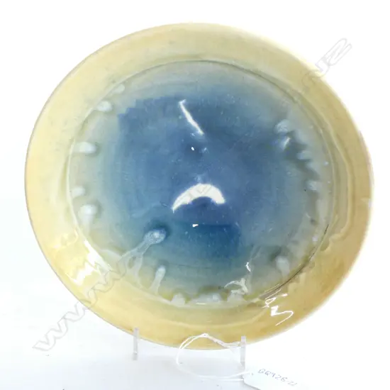 EARTHENWARE ANDREW VANDER PUTTEN POTTERY BOWL PAINTED MARK Dia.225mm