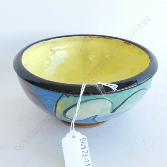 EARTHENWARE ANDREW VANDER PUTTEN SMALL POTTERY BOWL Dia.160mm