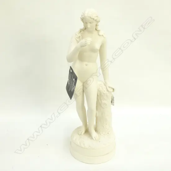 VICTORIAN PARIAN WARE FIGURE - EVE H. 420MM
