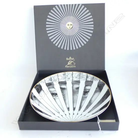 FORNASETTI PLATE IN BOX - FAN  FACE