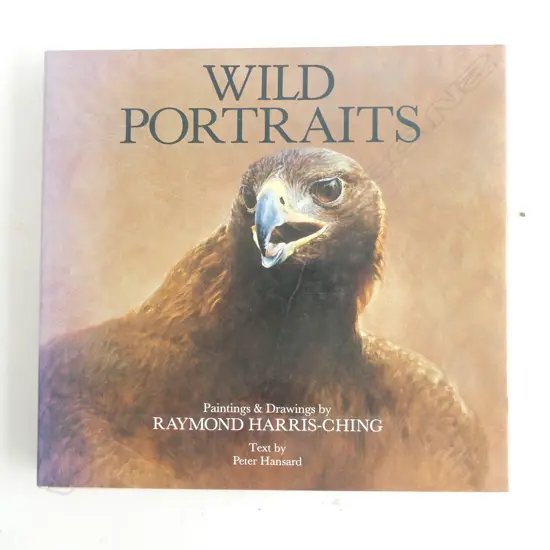 WILD PORTRAITS - PAINTINGS & DRAWINGS OF RAYMOND HARRIS-CHING - ILLUSTRATED BOOK