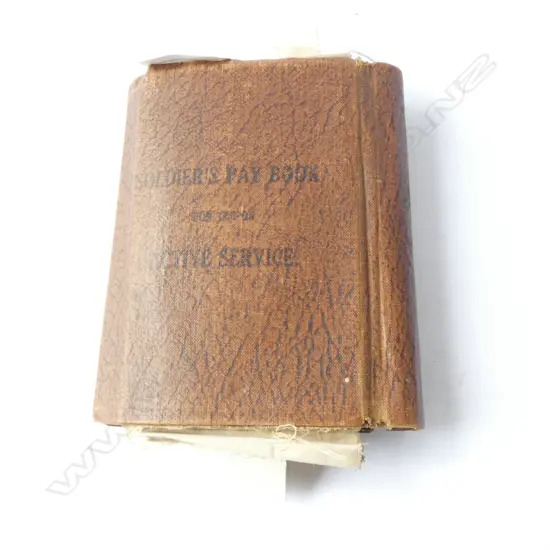 WW2 SOLDIERS PAYBACK WITH DOG TAG AND RELATED EPHEMERA H.F. GRAY