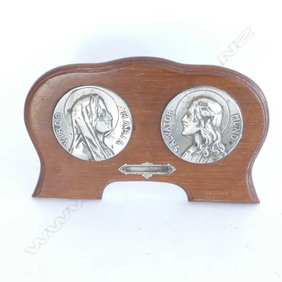 O. RUFFONY FRENCH IMPRESSIONIST & MODERN SCULPTOR RELIGIOUS MEDALLIONS 