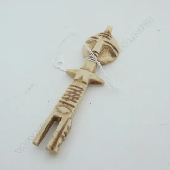 AFRICAN CARVED BONE FIGURE H.100mm