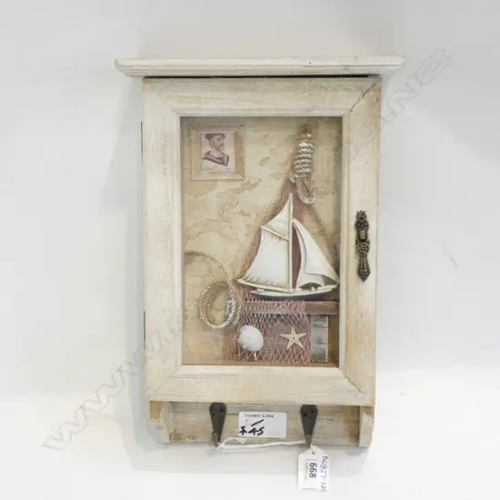 MARITIME MOTIF KEY BOX - 170 X 310MM