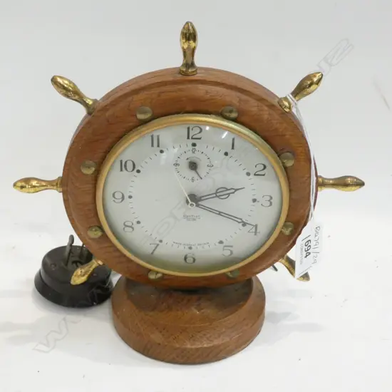 SMITHS MARITIME THEME ELECTRIC CLOCK WORKING H. 200MM