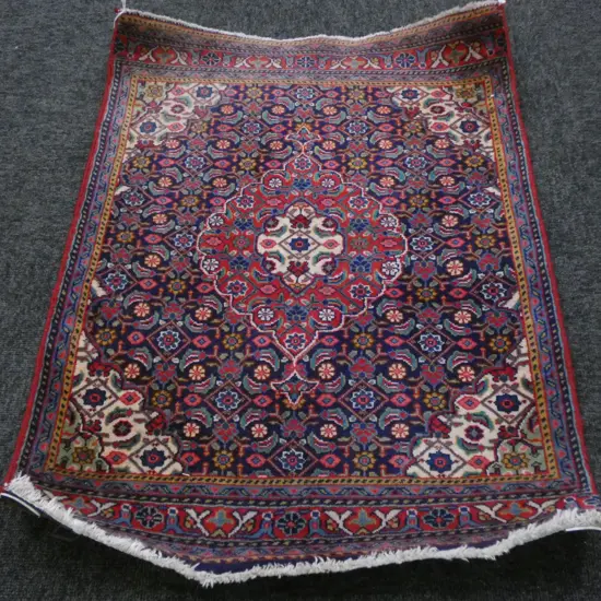 (202G) PERSIAN H/KNOTTED SAROUGH RUG 750 x 530 mm
