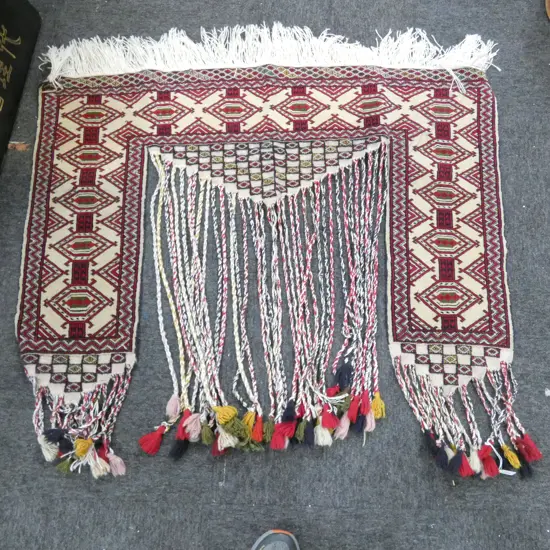 HANDWOVEN WOOLEN TRIBAL TENT HANGING W. 1230MM H. 880MM