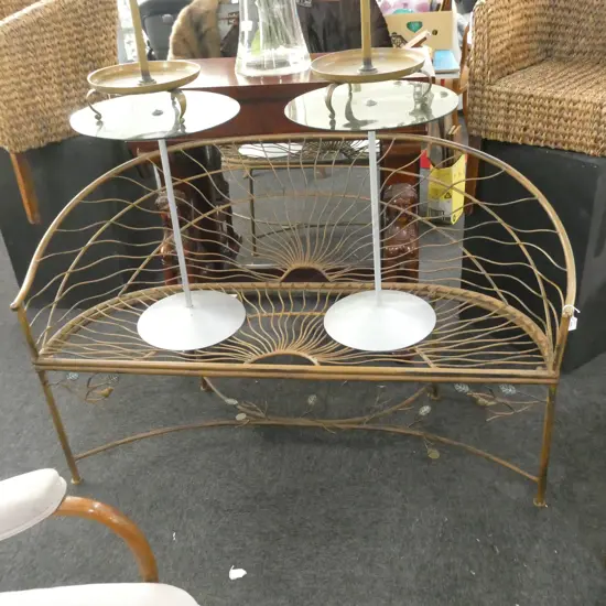 METAL LOVESEAT L. 1400MM