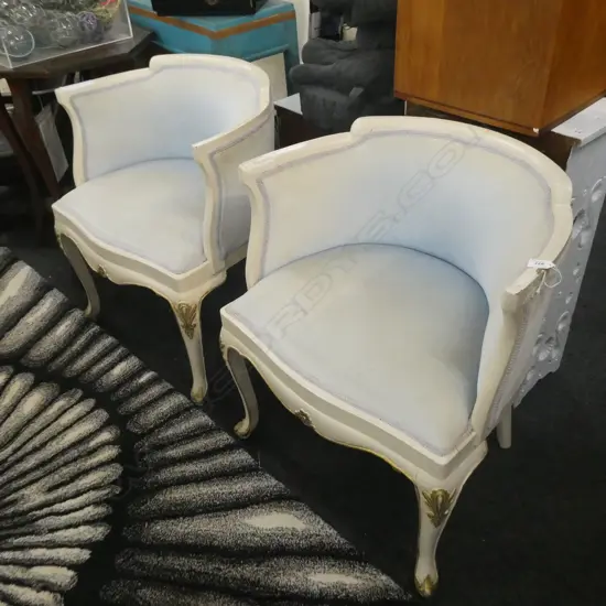 TWO FRENCH STYLE CHAIRS