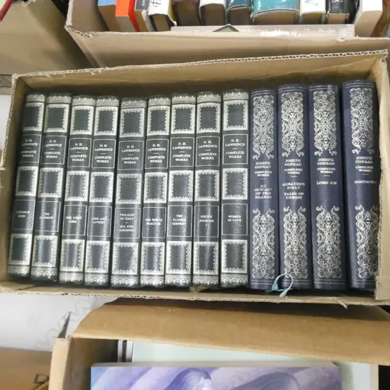 BOX LOT CLASSIC NOVELS; D. H. LAWRENCE & J. CONRAD