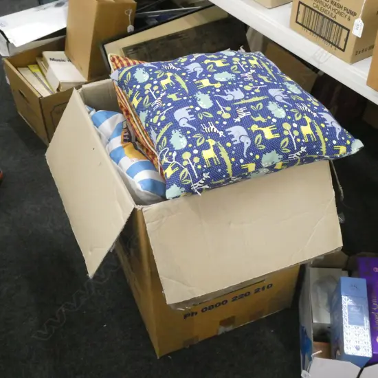 7 ASSORTED NEW CUSHIONS 