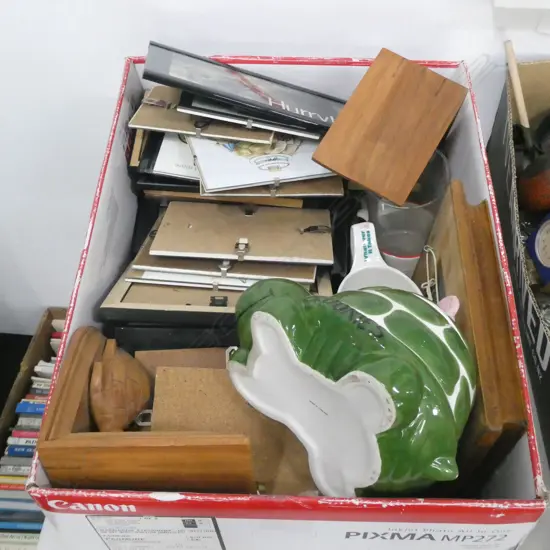 BOX LOT ASST. TURTLE ART ETC