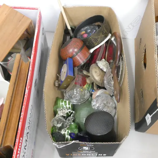 BOX LOT ASST. TURTLES ETC