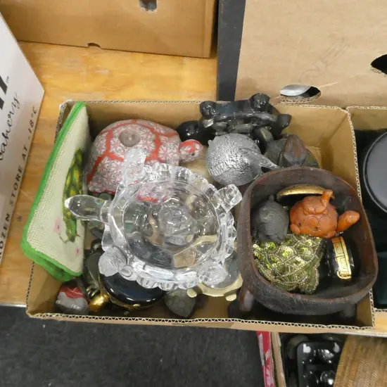 BOX LOT ASST. TURTLES 