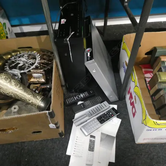 CD CHANGER & DVD PLAYER - W REMOTES & INSTUCTIONS