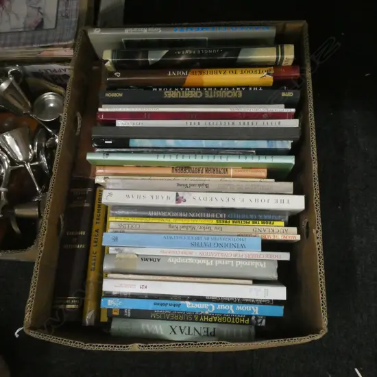 BOX LOT BOOKS PHOTOGRAPHY