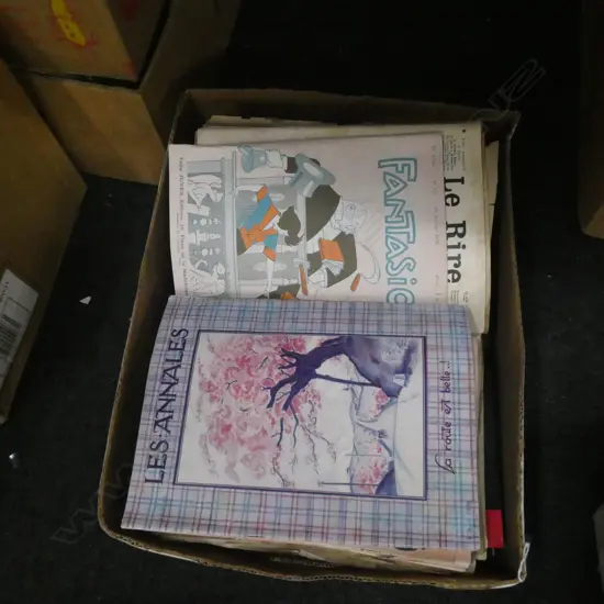 BOX LOT FRENCH MAGAZINES 1910 - 1930