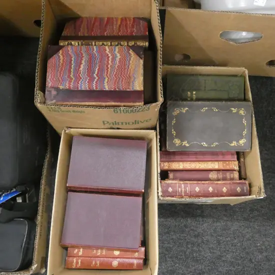 3X BOXES VINTAGE AND ANTIQUARIAN BOOKS