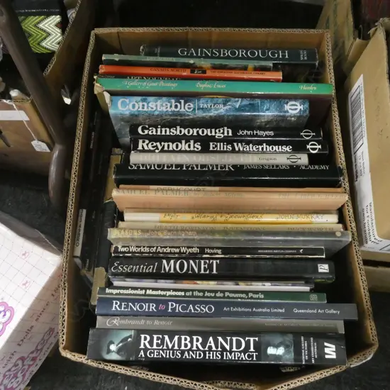 BOX LOT BOOKS INTERNATIONAL ART 