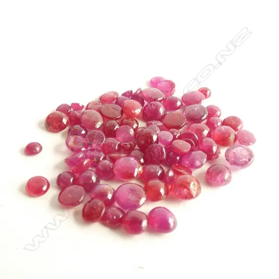 BAG RUBY CABOCHONS - 10CT 