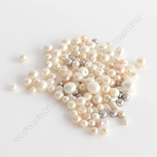 MIXED BAG REAL NATURAL CULTURED PEARLS