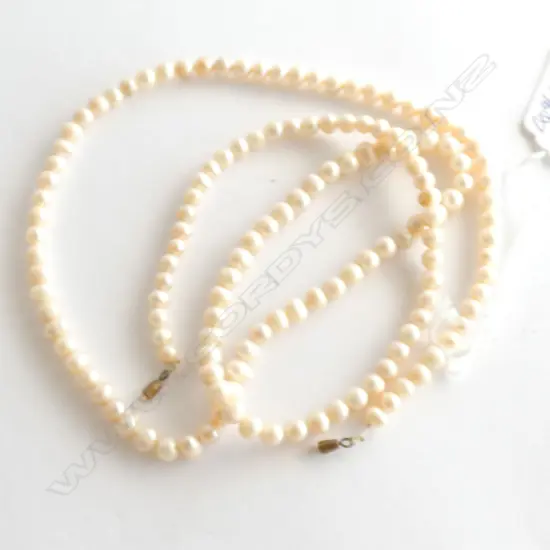 CULTURED FRESHWATER PEARL NECKLACE 35.8G. L.750mm