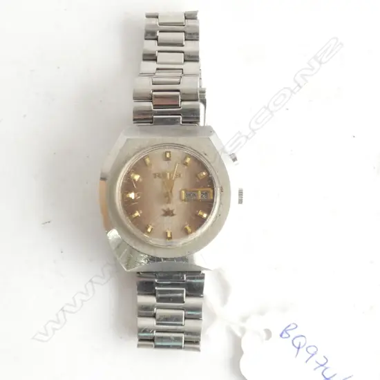 RICOH AUTO SHOCK PROOF STAINLESS STEEL WRISTWATCH C 1976