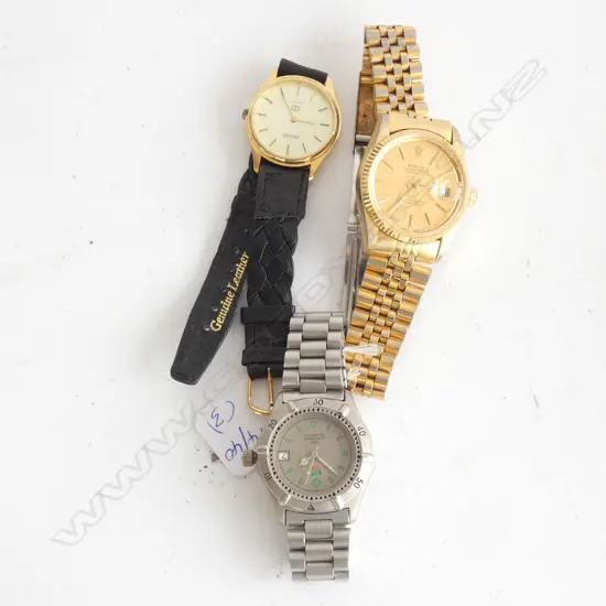 3 COPY WATCHES R***X /GUCCI/TAG HEUER