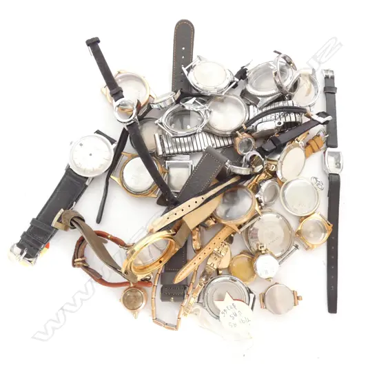 ASST NEW AND USED WATCH CASES AND STRAPS