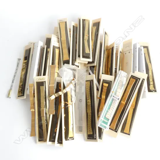 LOT ASST SPEIDEL ETC ROLLED GOLD WATCH STRAPS ETC