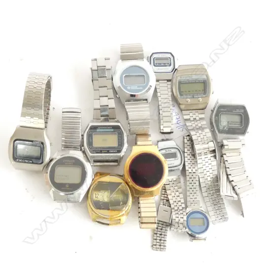 ASST EARLY DIGITAL WRISTWATCHES