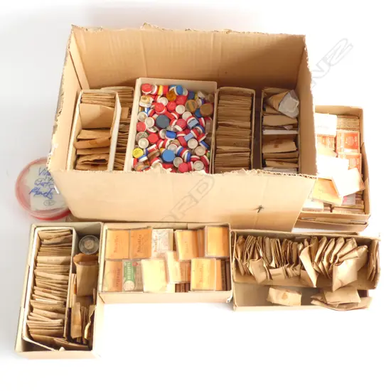 LOT ASST VINTAGE WATCH MAIN SPRINGS/ ETC