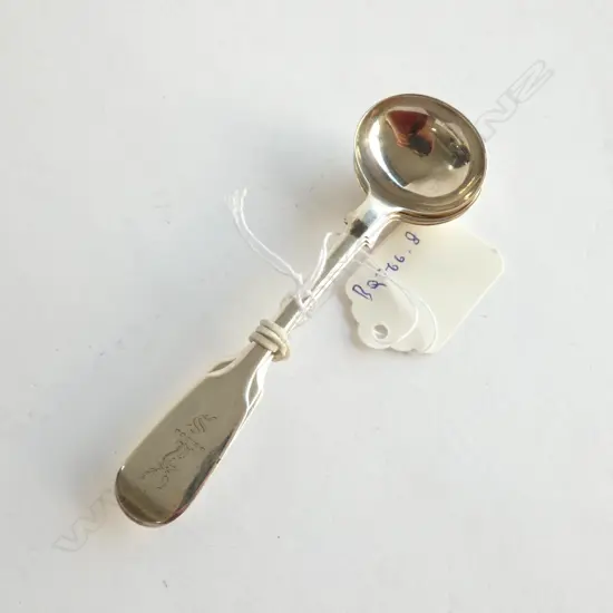 PR VICT SILVER FIDDLE PTN SALT SPOONS & ANOTHER, ALL EXETER ASSAY