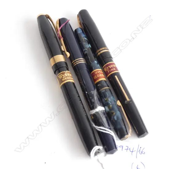 4 WYVERN FOUNTAIN PENS