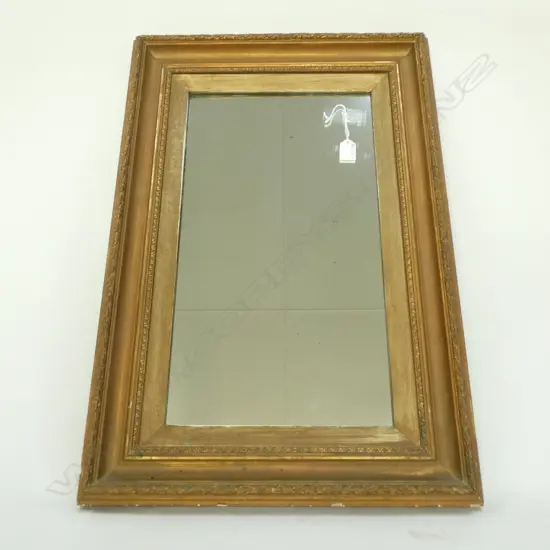GILT FRAMED MIRROR 715 X 480MM