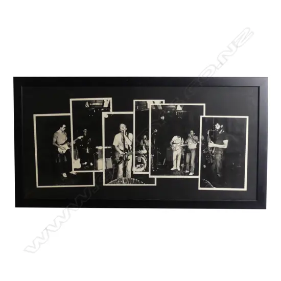 6 original framed black and white photos